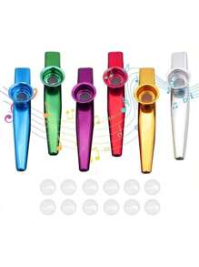 Metal Kazoo With Storage Box, Aluminum Alloy Kazoo, Compact Guitar & Ukulele Accompaniment Instrument, Portable Pocket Musical Instrument For Instant Playing, Musical Instrument Gift