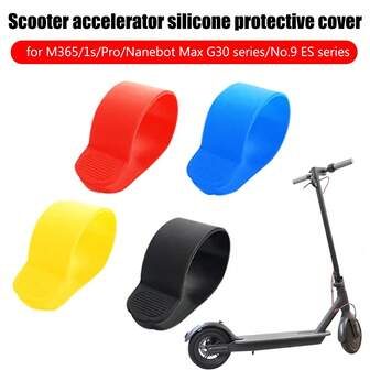 Silicone Thumb Throttle Accelerator Protective Cover For M365/1S/Pro/Pro2/Ninebot ES1 ES2 ES4/MAX G30 Electric Scooters, Outdoor Riding Accessories