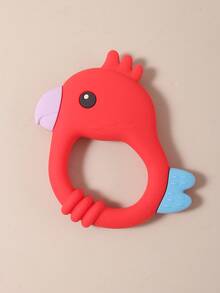 Silicone Parrot Teething Toy For Babies, Vibrant Colors, Soft & Comfortable, Suitable For 0-3 Years Old - Multicolor - View 9