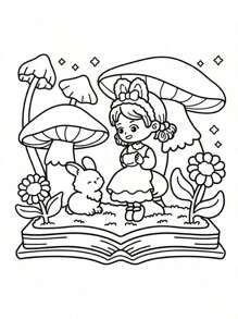 1pc Girl Spaces :Easy Coloring Book For Adults And Teens, Coloring Book Super Cute Designs Of Cozy, Hygge Spaces For Relaxation (Cozy Spaces Coloring) .Back To School A Relaxing Gift For Friends, Couples, And Family . Painting Kit [Default Without Pen]
