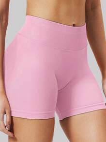 High-Waisted Seamless Yoga Shorts For Women - Stretchy, Hip-Lifting, Activewear For Running, Fitness & Outdoor Activities, Fitness Apparel | Sleek Appearance | Stretchy Fabric
