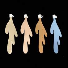 1pc Spilled Coffee Bookmar -Creative Coffee Cup Bookmark With Leather Decoration Spilled Coffee Bookmark - Multicolor - View 1