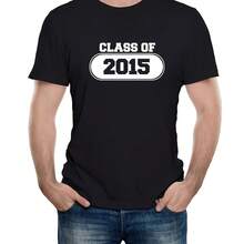 Mens Class Of 2015 College School Graduation T-Shirt University Gift___220g High-Quality Pure Cotton T-Shirt With Minimalist Printing, Soft And Breathable Fabric, Comfortable And Loose, Suitable For All Day Wear, Suitable For Office Casual Wear, Spring And Summer Daily Appearance, Elegant And Youthful Design - Black - View 1