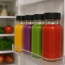 10 PET Bottles 200ml / 300ml With Lid For Juices And Sugar Cane Juice Direct From The Factory - 淺粉色 - 查看 3