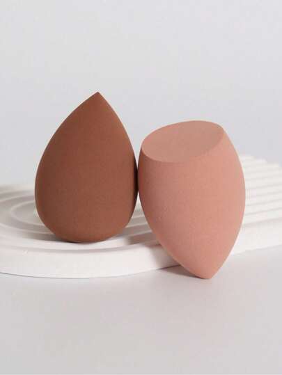 2pcs/Set Makeup Sponge Sponges, Multi-Purpose Makeup Sponges For Liquid, Cream And Powder Makeup, Latex-Free Wet And Dry Use, Suitable For All Skin Types,Makeup,Cheap,Room Decor,Vanity,Travel,Bedroom,Makeup Accessories,Puff,Makeup Blender,Powder Puff,Makeup Sponge