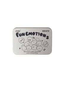 12pcs/Box Creativity Facial Shape Pattern Vintage Wooden Stamps, Better Express People's Feelings, Used For Notebook Scrapbook Decoration, Exquisite Wooden Handicraft - Brown - View 15