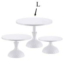 1pcsWhite Cake Rack, Birthday Party Dessert Rack, Event Wedding Cake Dessert Metal Tray, Cupcake Display Tray And Bracket