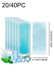 20/40 Pieces Of Summer Cooling Pad, Physical Cooling Pad, Refreshing Summer Cooling Pad, Adult Mobile Phone Cooling Pad, Suitable For Summer And Outdoor, Sports, Travel, Kitchen, Bedroom, School, Office, As Well As Women, Men, Adults