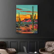 1pc Vintage Art Poster, Classic Modern Art Deco Style For Home Office, Living Room, Bedroom, Bathroom, Restaurant Optional Frame ,Wall Art With Frame