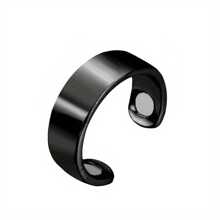 1 pieza Anillo deportivo de moda para hombres y mujeres, ajustable, para uso diario (sin caja)
