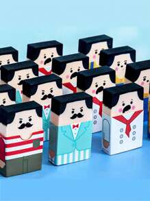 1PC Bald Head Erasers – A Set Of Quirky, Cartoon-Style Novelty Erasers Designed To Add Fun To Your Stationery Collection. Shaped Like Bald Heads, These Playful Erasers Are Not Only Functional Writing Tools But Also Eye-Catching Conversation Starters.