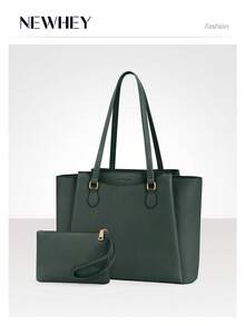NEWHEY 女士笔记本电脑手提包 15.6 英寸防水皮革电脑包 适合商务办公