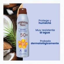 Protector Solar Hawaiian Tropic Ozono 50+ FPS C-Spray 180 ml - Blanco - Ver 1