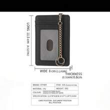 1pc Unisex Card Holder Wallet, Elegant Multi Card Slots Bank Card/ID Card Case For Women And Men