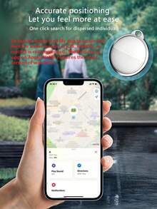 苹果AirTag定位器适用于老人钱包钥匙宠物防丢追踪器全球GPS定位追踪器迷你追踪定位器（仅兼容苹果手机） - 彩色 - 查看 11