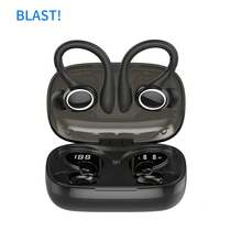 原装 I25 TWS 蓝牙 ENC 耳机音量控制耳塞 400mah 无线 ENC 耳机 I25 降噪无线运动耳塞 7 小时 - 黑色 - 查看 5