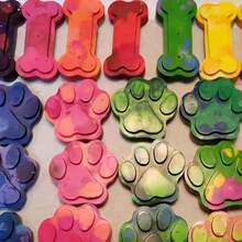 Silicone Molds With Puppy Dog Paw And Bone Shaped Reusable Non-Stick Ice Cube Trays & Flexible Candy Chocolate Molds For Homemade Dog Treats, Pudding, Jelly & Baking Biscuits - Multicolor - View 6