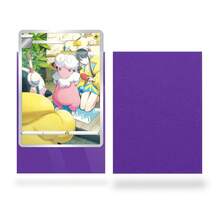 100 个/50 个 66 * 91 毫米磨砂卡套可展示个性化设计保护套适用于 MTG/PKM 卡牌游戏卡套/交易卡/桌面游戏卡/收集游戏卡保护套适用于棒球卡高品质耐用材料独家设计万圣节/圣诞节/生日礼物 - 彩色 - 查看 32