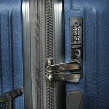Olympia USA Sidewinder Hardside Medium Checked Spinner Suitcase - Navy - View 5
