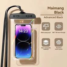 Floating Waterproof Phone Case And Lanyard, Universal Waterproof Phone Case, Compatible With IPhone 16 Pro Max/15 Pro/14/13/12/11, Samsungs S23/S22, With A Maximum Size Of 6.8 Inches And Approximately 17.2 Cm. Suitable For Swimming, Rowing, And Kayaking Adventures Purse Wallet For Outdoor Sport Summer Vacation Beach Travel Holiday Pool Beach Bag Waterproof Bag Sport Bag For Sports For Fitness For Exercise Travel Bag For Vacation For Women For Men Travel Essential Swimming Bag For Beach