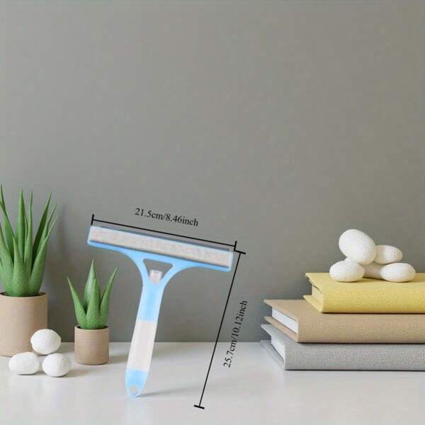 3-In-1 Multi-Function Glass Cleaner With Sprayer & Scraper - Handheld Window, Tile, And Car Windshield Wiper For Efficient Cleaning