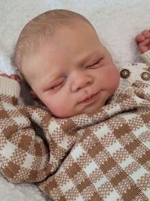 48cm 19inch Soft Vinyl Full Body Body Boy Reborn Baby With 3D-Paint Skin And Visible Veins Art Toy Alive Sleeping Bebe Bathe Play House Toy - 乙烯基身體男孩娃娃 - 查看 5