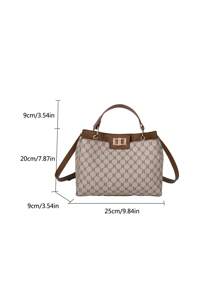Nowa modna damska torebka, torba typu tote z PU w kwiaty w stylu retro, szykowna torba na ramię, odpowiednia na randkę, zakupy, uniwersalna i wykwintna
