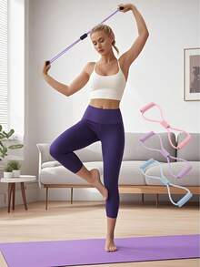 Widerstandsbänder, Acht-förmiges Widerstandsband, Acht-förmige Widerstandsbänder mit Griffen, Saludea Widerstandsband, Widerstandsbänder für Rückenübungen, Widerstandsbänder für Arme für Frauen & Männer, Dehnungs-Fitnessriemen für ganzkörpertraining, Brustexpander, Yoga Gym Fitness Zugseil, Krafttraining, Schultertrainer für Zuhause, Gesundheitsgeschenk