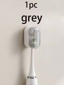 Bathroom Toothbrush Holder For Home Use, Wall-Mounted Minimalist Dustproof Toothbrush Hanger Without Drilling, With Automatic Closing Cover,Toothbrush Storage Shelf,Simple Portable Organiser For Bathroom,Dustproof Toothbrush Organiser With Cover Back To School