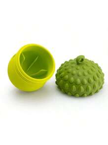 1 pièce Distributeur de nourriture résistant à la morsure pour chat et chien, tapis de reniflement en silicone en forme de pomme de pin, jouet de puzzle interactif