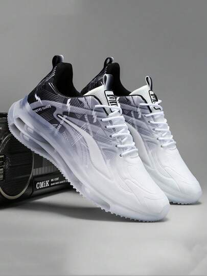 Unisex Casual Sports Running Shoes,Lightweight,Breathable,Non-Slip,Fashion Thick Bottom Cushioned Athletic Shoes For Men