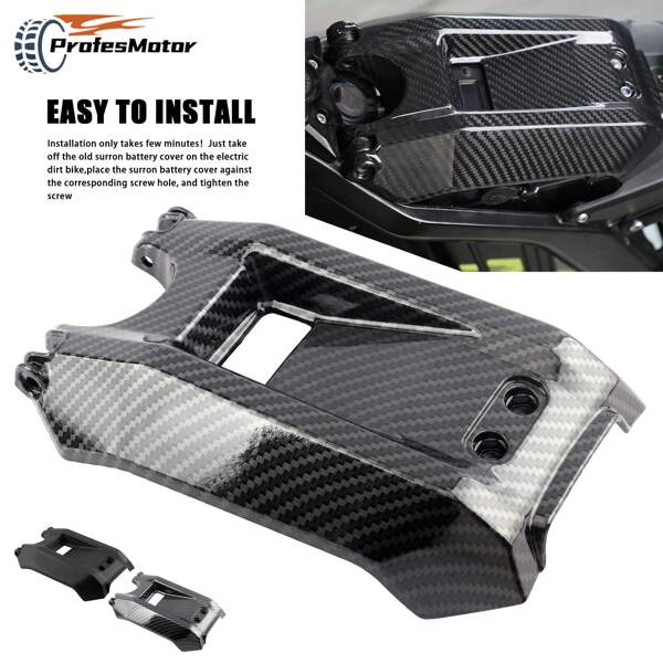 Universal Motorcycle Battery Compartment Cover For Surron Light Bee X And Segway X260 Accessories, Motorcycle Accessories, Enduro Off-Road Vehicles, Battery Box Cover, Off-Road Motorcycle Protection, Universal Motorcycle Accessories