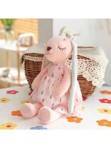 Coniglio di peluche a orecchie lunghe stile Kawaii, adatto come giocattolo di peluche comodo per il sonno dei bambini, un giocattolo da animale carino, adatto per uomini, donne e bambini. Un regalo perfetto per Natale, Ognissanti, Pasqua, compleanni e feste.