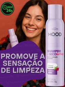 Dry Shampoo Berries Mood Care 150ml My Health Red Fruits Smell Of Bullet 7 Belo - Dusty Purple - View 3