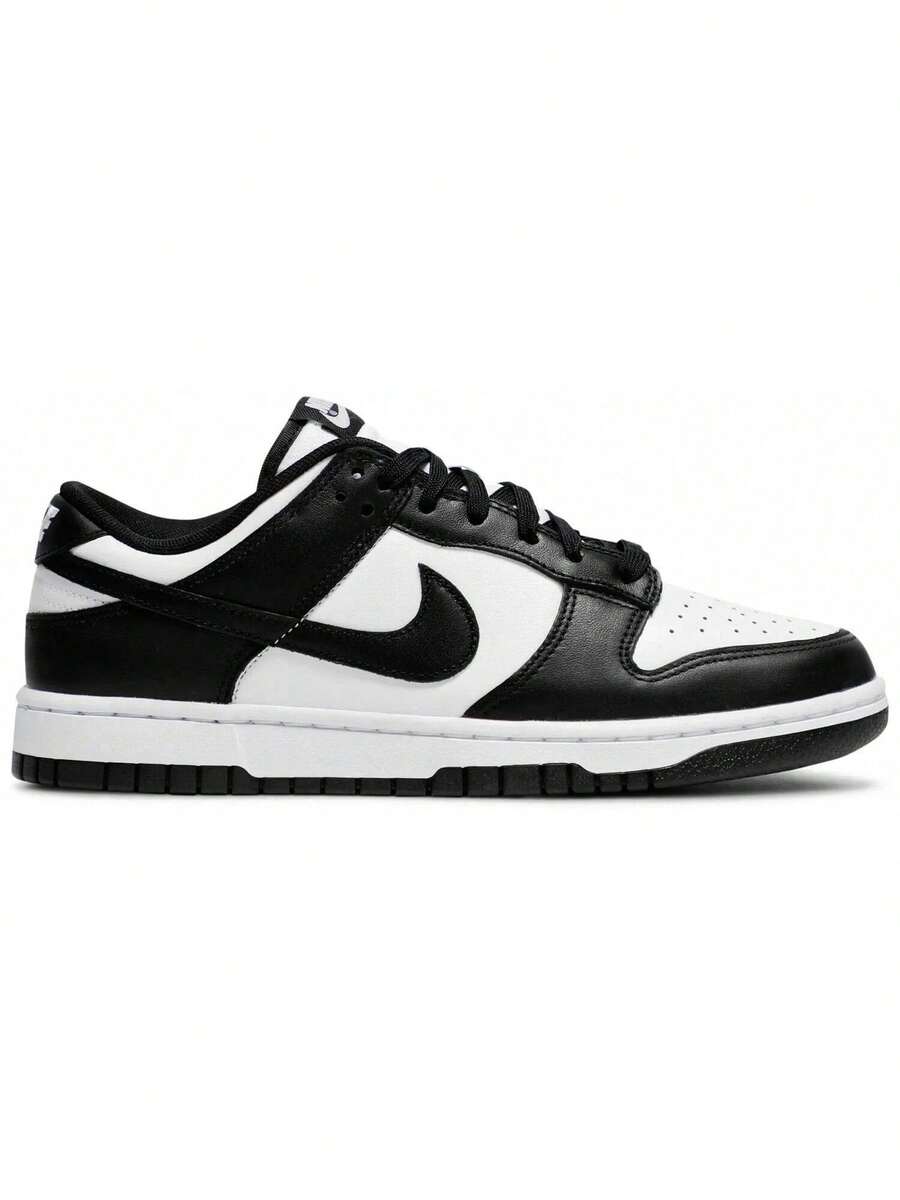 Nike Dunk Low Retro Black White Panda (DD1391-100) Men's Casual Athletic Shoes Size 6-13  Unisex Style Low-Top Sneakers, Running Shoes And Sports Shoes - 黑與白 - 查看 1