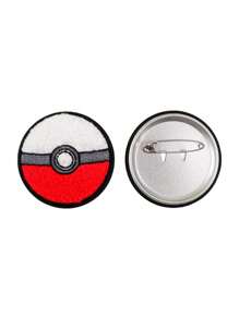Set de 4 insignias de metal estilo anime Pika Genger - Prendedor de hierro, insignia coleccionable, decoración para bolsas - Para fans de anime y manga, regalo único para coleccionistas