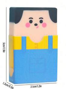 1PC Bald Head Erasers – A Set Of Quirky, Cartoon-Style Novelty Erasers Designed To Add Fun To Your Stationery Collection. Shaped Like Bald Heads, These Playful Erasers Are Not Only Functional Writing Tools But Also Eye-Catching Conversation Starters.