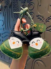 1 pieza Llavero compacto y lindo de gorra de graduación, colgante de mochila como regalo