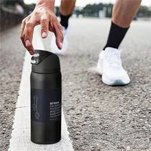 Owa Laa Black Mug 32 Oz (945 Ml) With Straw, Holds Heat For Over 24 Hours, Insulates Hot And Cold, Makes Coffee, Frozen Drinks, Beautiful Look, Exquisite Craftsmanship, Great For Camping, Work, Indoor And Outdoor Use! - 黑色 - 查看 3