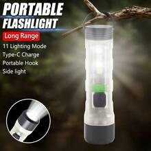 1 Piece Strong Light Pocket Cap Clip Light Outdoor Camping Atmosphere Led Long Life Disaster Relief Emergency Flashlight Rechargeable Flashlight - Multicolor - View 4
