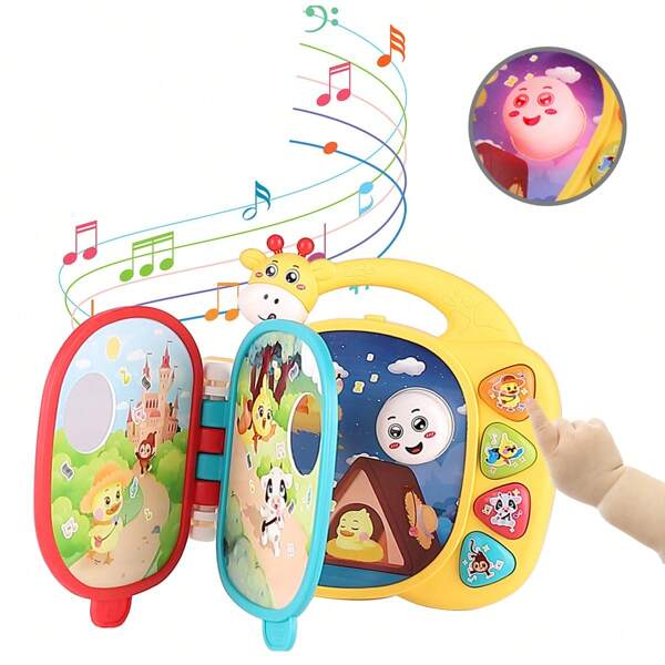 Livres de musique d'apprentissage pour tout-petits de 1 à 3 ans, livres sonores pour bébés avec touches lumineuses, 3 modèles, jouet musical de développement éducatif précoce, cadeau de jouets interactifs pour bébés de plus de 12 mois