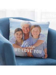 1pc Customized Pillow Case, DIY Personalized Pillow Cover, Home Decor, Suitable For Father's Day, Mother's Day, Halloween, Christmas, Christmas Eve, Valentine's Day, Birthday, Anniversary, Thanksgiving And Other Occasions - Multicolor - View 8