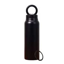 Magnetic Lid Sports Water Bottle, Large Capacity Vacuum Insulated Straw Cup For Cycling, Thermal Bottle