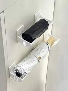 2/4/6pcs Non Perforated Garbage Bag Storage Rack, Adjustable Gap Kitchen Storage Rack, Suitable For Garbage Bags, Cling Film, Umbrellas, Rolling Pin Storage Rack, Cling Film Shelf, Kitchen Shelf, Sink Storage Rack, Closet Kitchen Organizer, Kitchen Storage And Organization, Kitchen Small Tools, Kitchen Storage Container