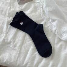 Sanrio 1Pair Sanrio Socks For Women For Spring And Summer, Thin, Hello Kitty, Cute, Preppy, Versatile Socks