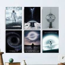 Set Of 1/3/6 Pcs Pop Movie Wall Arts Posters, Sci-Fi Movie Art Prints, Vintage Movie Prints, Canvas Posters Printing, Modern Office, Study, Living Room, Bedroom, Home Decoration Unframed-Style ﻿ ,Wall Art With Frame