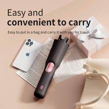 2000mAh Rechargeable Battery 35W Max Portable USB Charging Rotating Curling Iron, Wireless Automatic Hair Curler, 160-200℃ Temperature Control, Anti-Scald, Ideal For Dry Hair, Gift For Long Hair