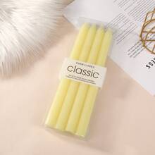 Box Of 4pcs Modern Minimalist Taper Candles,20cm/25cm Tall,Multi-Color Optional,Fragrance-Free Design For Festive Party & Home Decor, Gift Box,Festive Party Ambiance Candles,Suitable For Easter Day,Father's Day,Mother's Day,Weddings,And Various Other Holidays,Dinner Table Decorations, Birthday Party,Romantic Candles,Men&Women Gift,Outdoor Picnic Emergency Lighting Candle - Multicolor - View 26