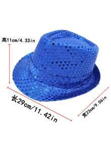 D EXCEED 1/2/3/5/6/9PCS 1970 年代复古迪斯科亮片帽 | 男女通用闪光派对帽，适合夜总会、婚礼庆典和生日 | 闪亮中性舞蹈帽