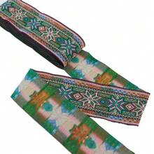5cm Jacquard Ribbon Vintage Lace Trim Garment Bag Curtain Accessories Embroidered DIY Sewing Fabric